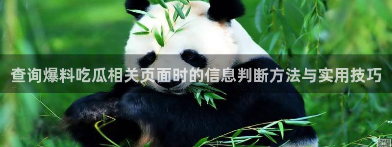 51吃瓜网页